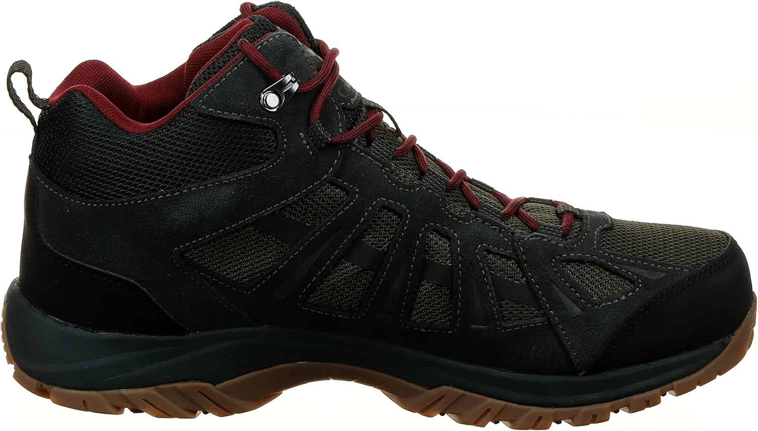 Columbia мужские трекинговые ботинки Redmond III Mid Waterproof, Nori/Red Jasper — фото 4