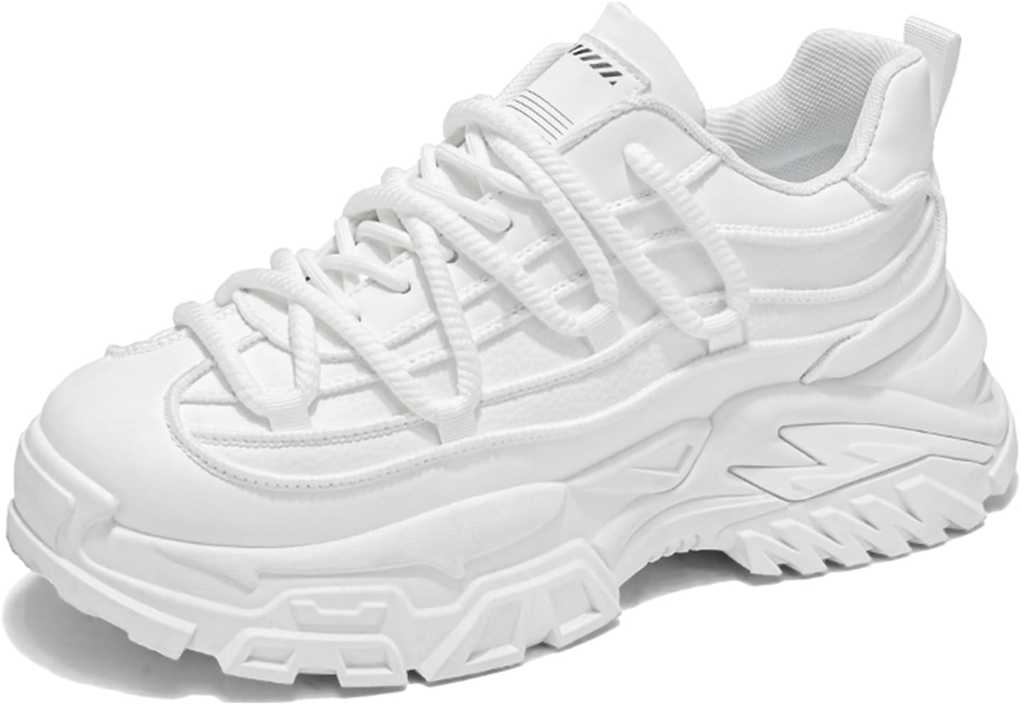

Мужские массивные кроссовки GSIGUL с дышащей сеткой для бега, тенниса, спорта и повседневной ходьбы, белый