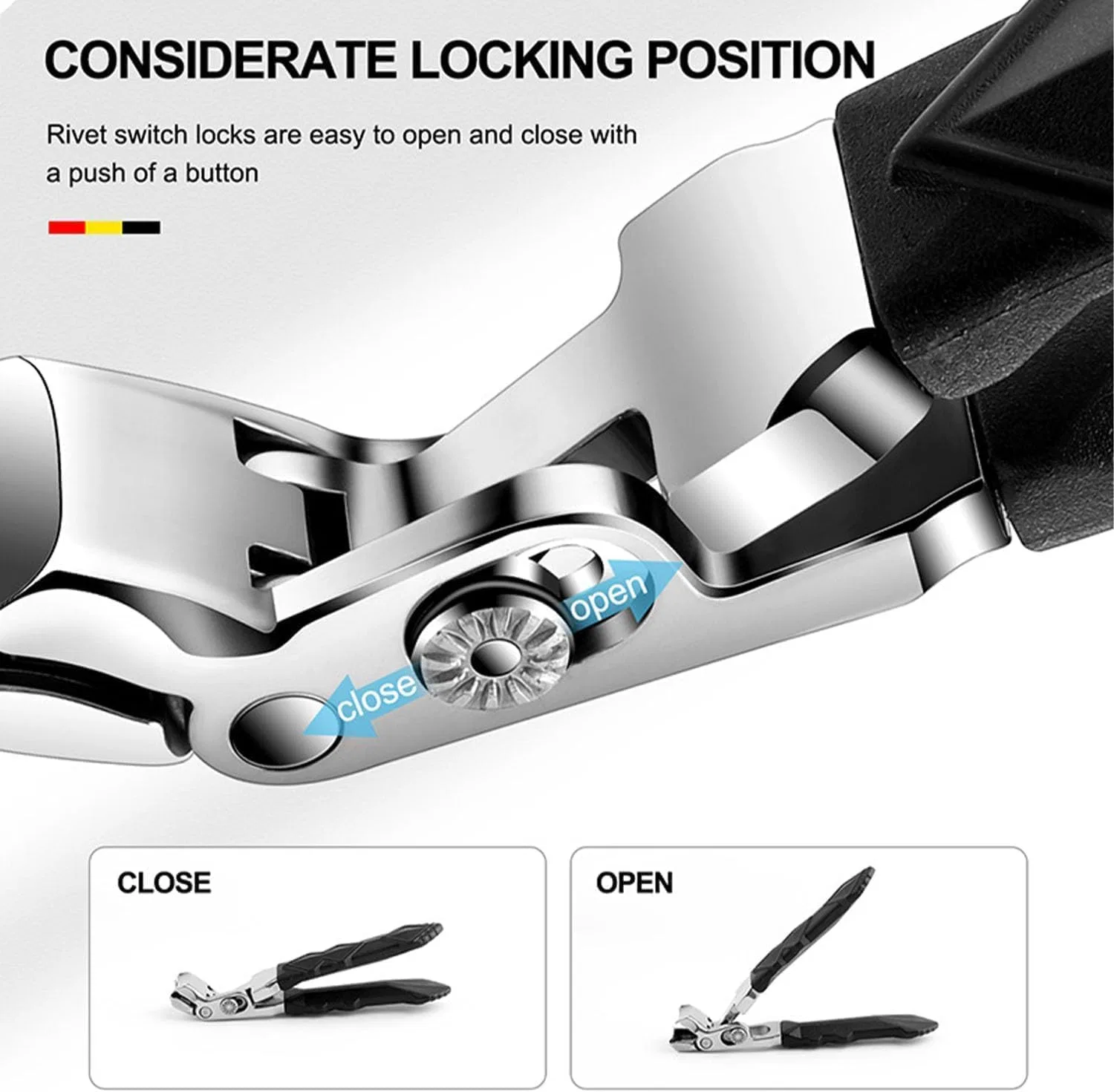 Кусачки для ногтей Solymody Nagelexpert Orthoclip (2 шт.) Generisch, Flat Opening — фото 4