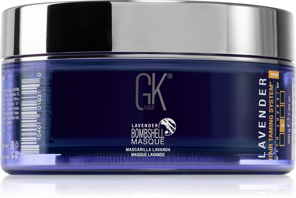 

Маска для волос Bombshell Masque Hair Bond, восстанавливающая цветную маску для светлых волос Gk Hair, atspalvis lavender 200 гр