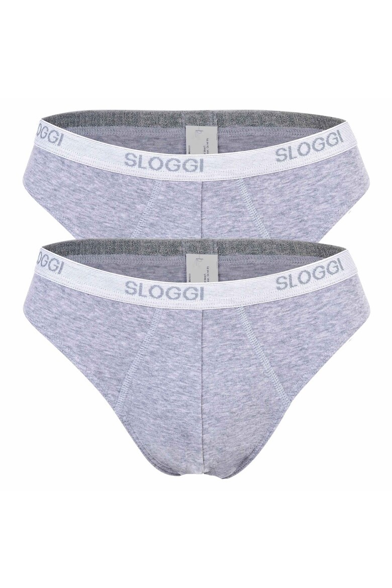 

Skiny, Трусики 13221 с хлопком - 2 пары Sloggi, серый