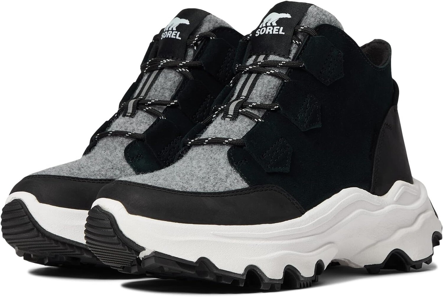 

Кроссовки SOREL KineticBreakthru Caribou Waterproof, цвет Black/Sea Salt