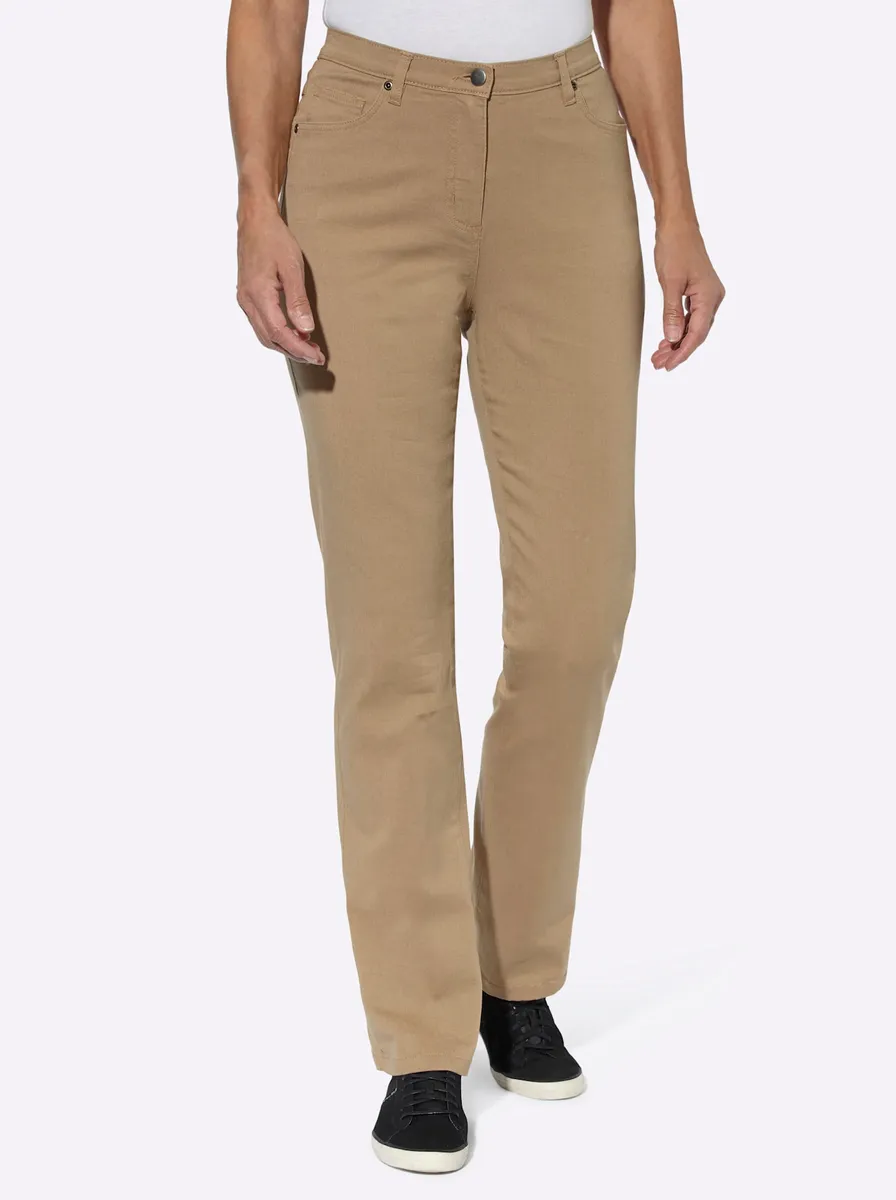 

Джинсы с 5 карманами Classic Basics (1 шт.), цвет Camel