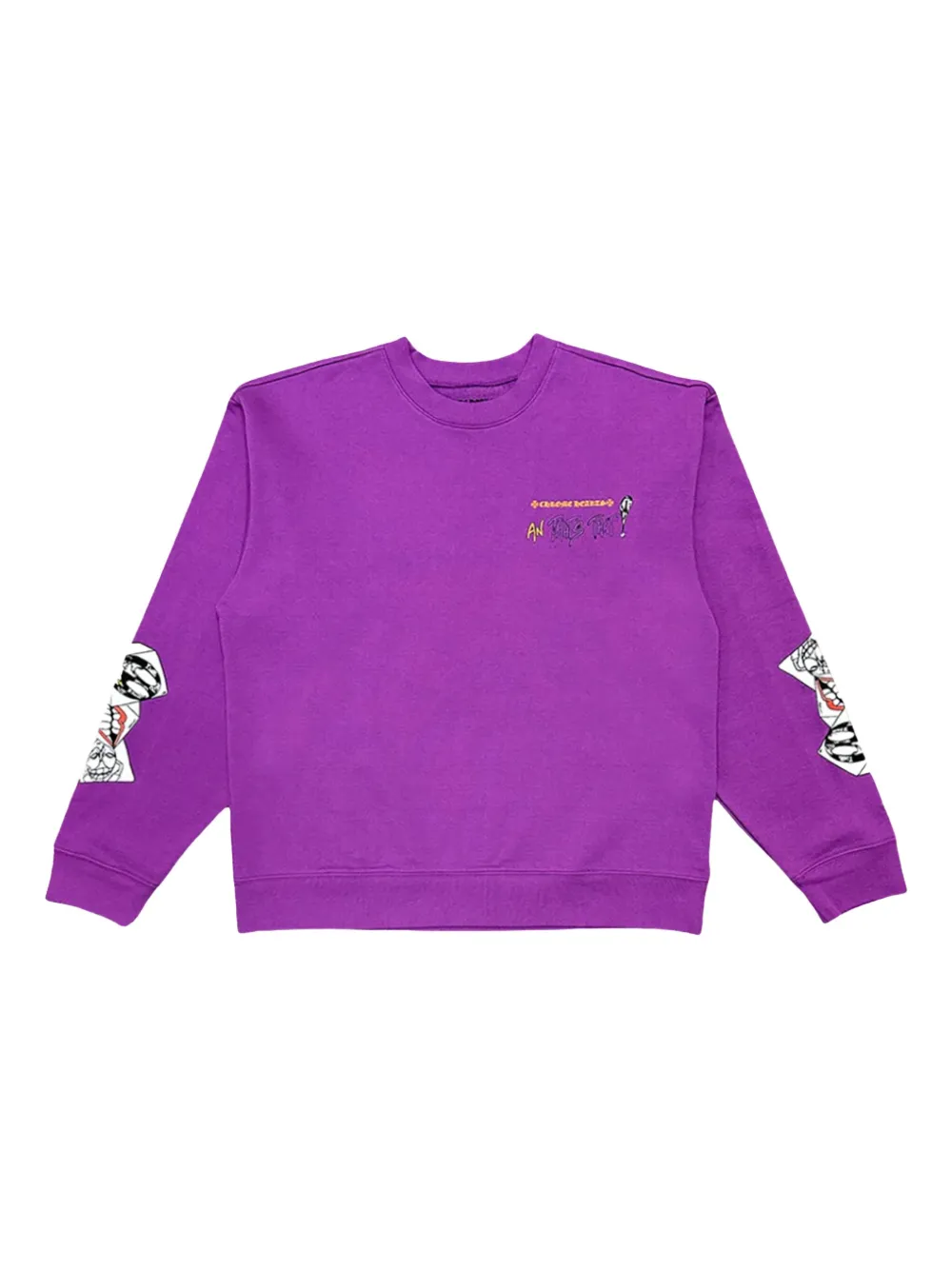 

Футболка Matty Boy Want More Not Less с длинными рукавами Chrome Hearts, фиолетовый