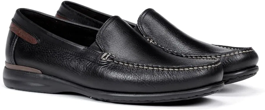 Мужские мокасины Fluchos Orion, Black 000 — фото 3