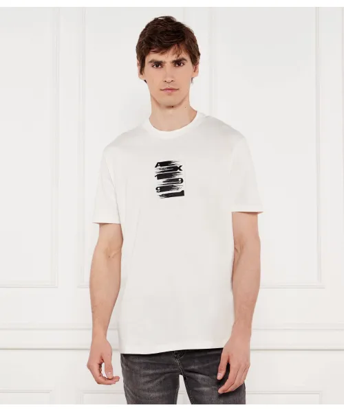 

Футболка Regular fit Armani Exchange, бежевый