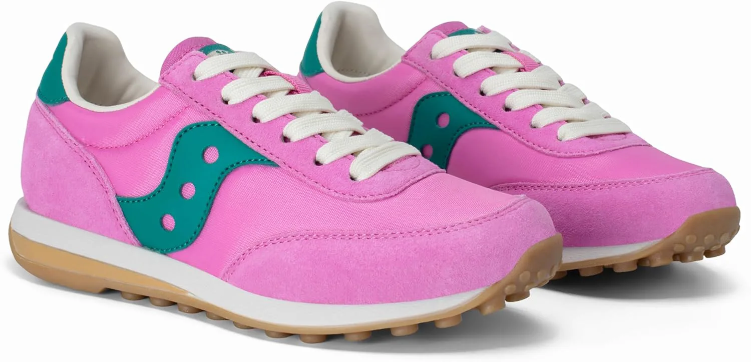 Кроссовки Saucony для мальчиков и девочек Trainer 80, розовый — фото 2