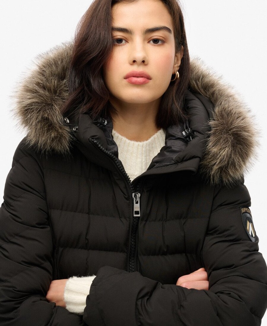 Зимняя куртка Superdry Fuji, Black — фото 3