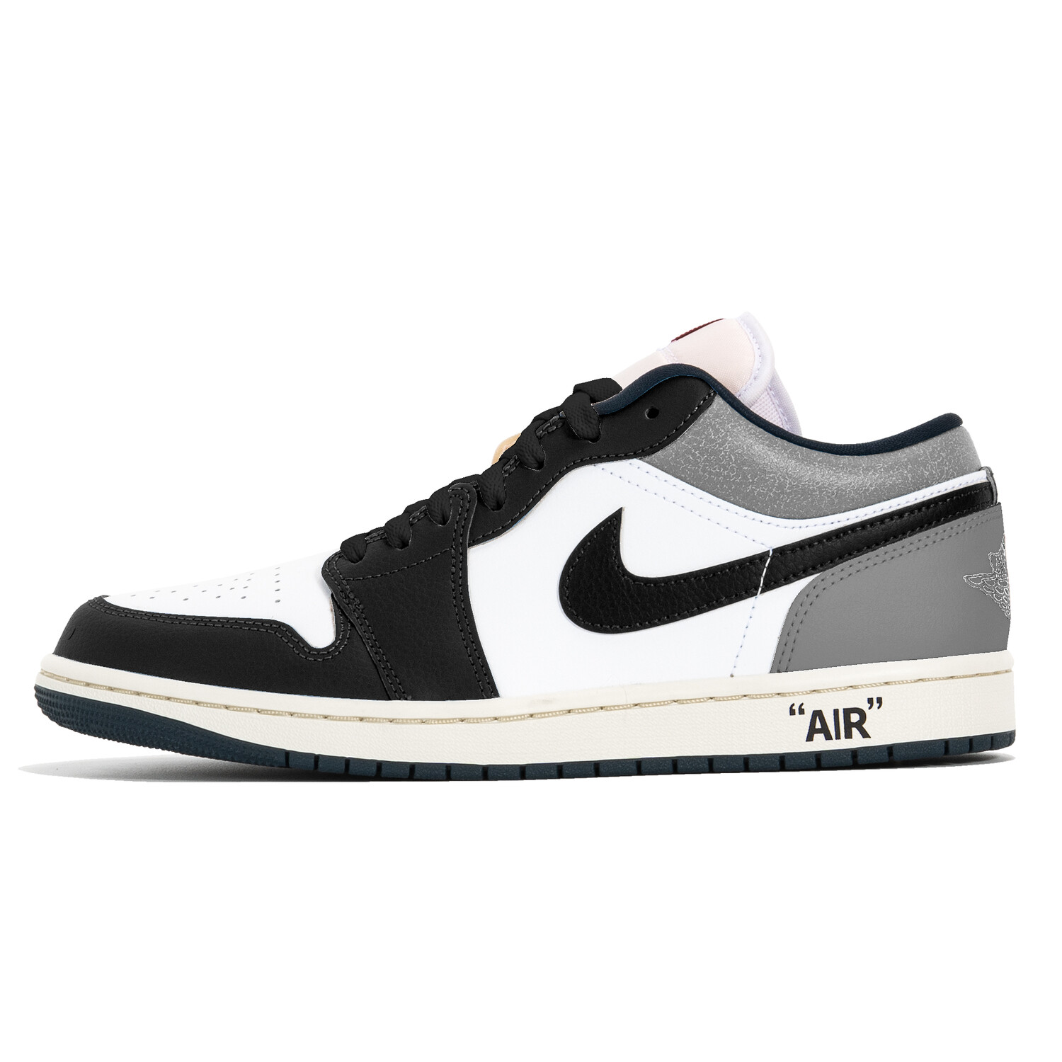 Кроссовки Air Jordan 1 Vintage Basketball Shoes Men Low-Top White — фото 2