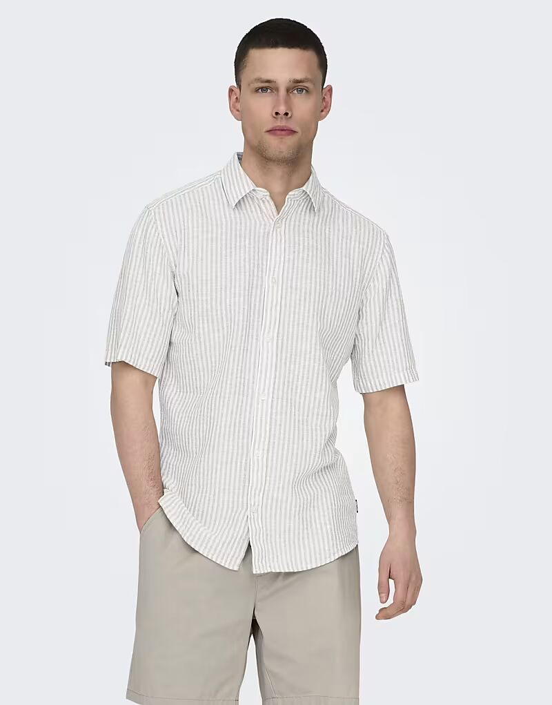 

Рубашка ONLY & SONS из шиншиллы