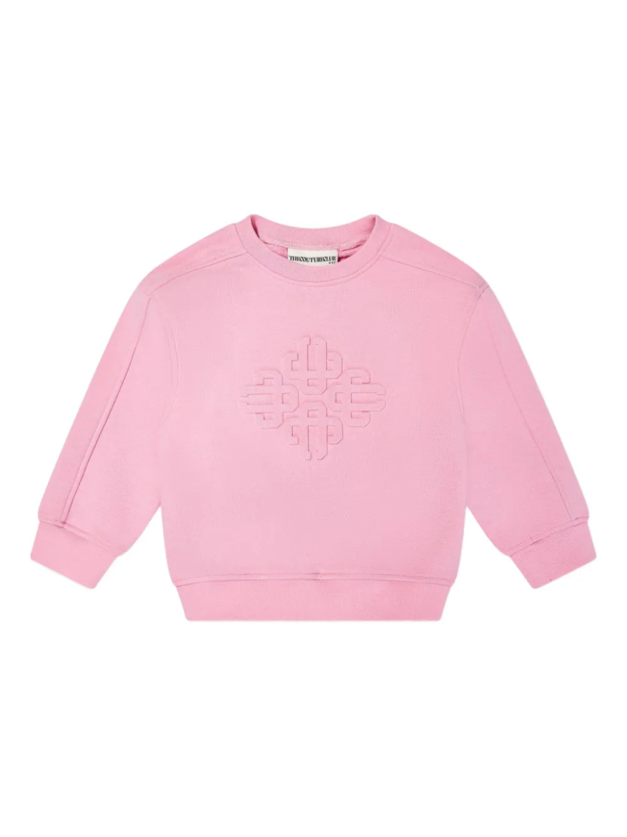

Толстовка с тисненым логотипом THE COUTURE CLUB KIDS, розовый