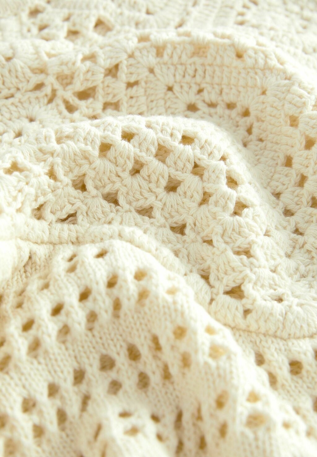 

Блуза CROCHET WOVEN SHORT SLEEVE REGULAR FIT Next, бежевый