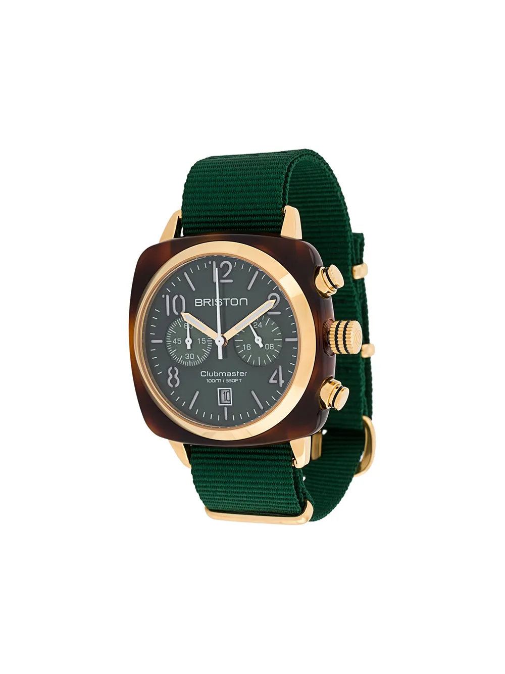 

Наручные часы Clubmaster Classic 40 мм Briston, зеленый