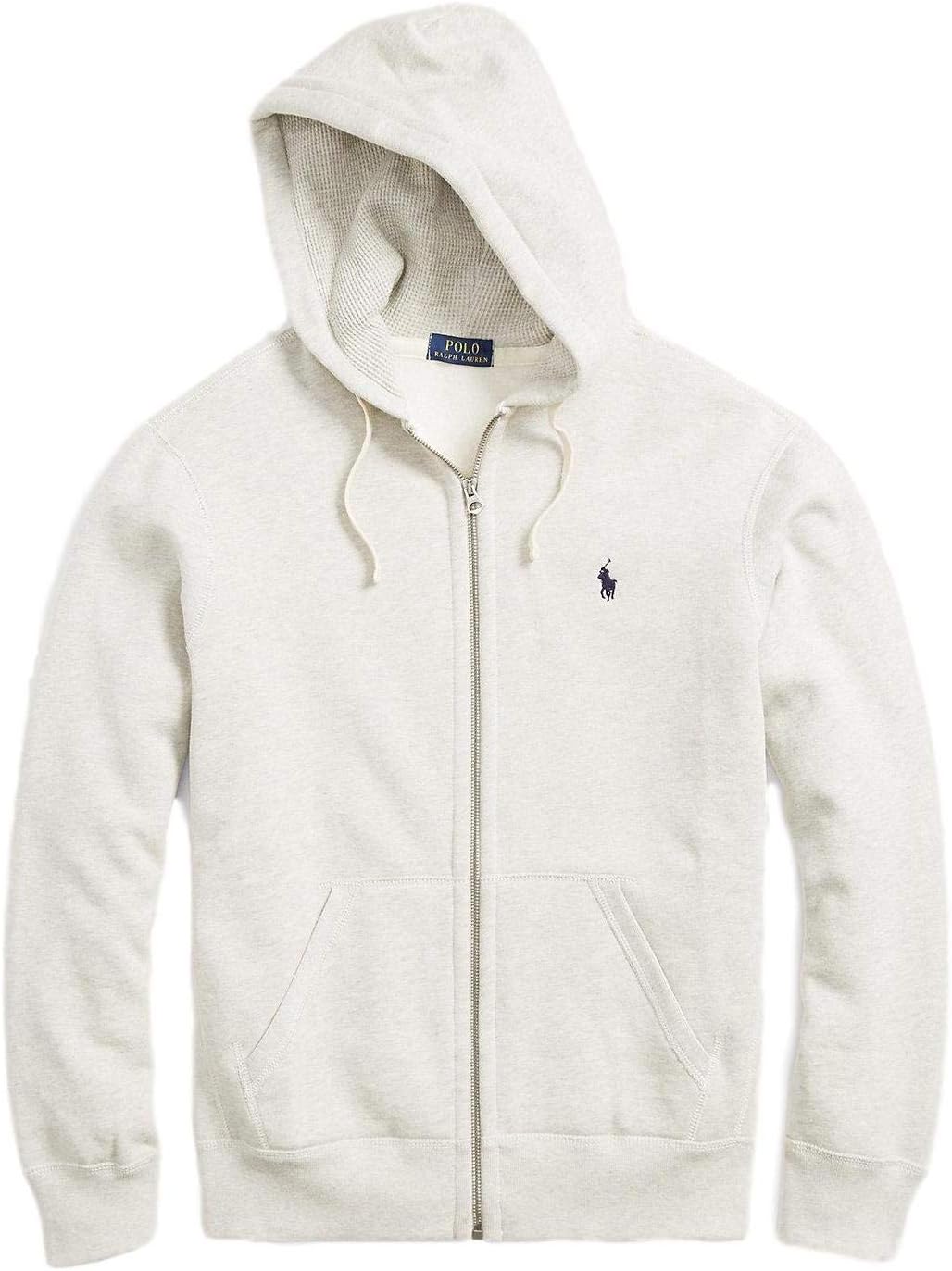 

Толстовка Polo Ralph Lauren мужская, на молнии, из двойного трикотажа, (Fall/Winter 2020) Light Sport Heather