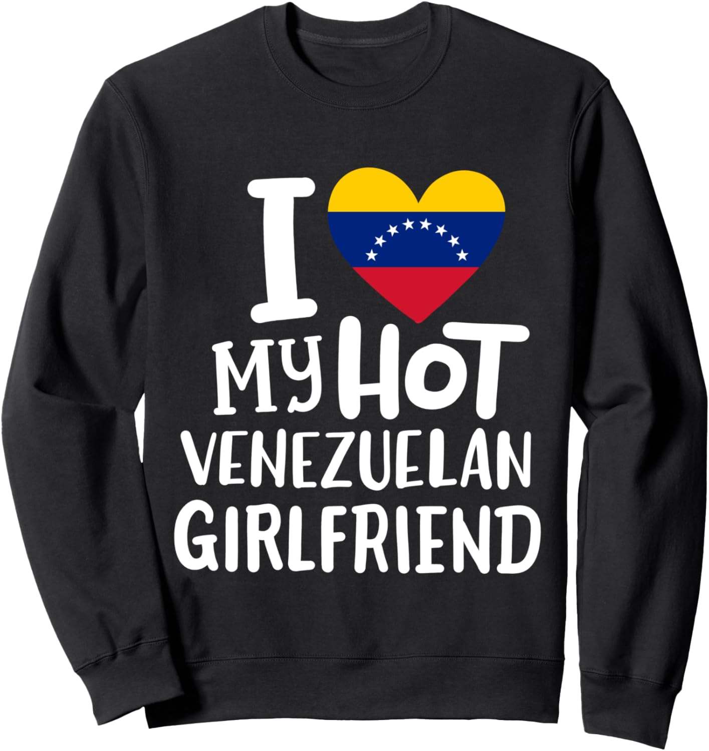 

Толстовка с надписью Я люблю свою горячую венесуэльскую девушку ко Дню святого Валентина Valentine'S Day Matching Couple Outfits Gift Store, черный