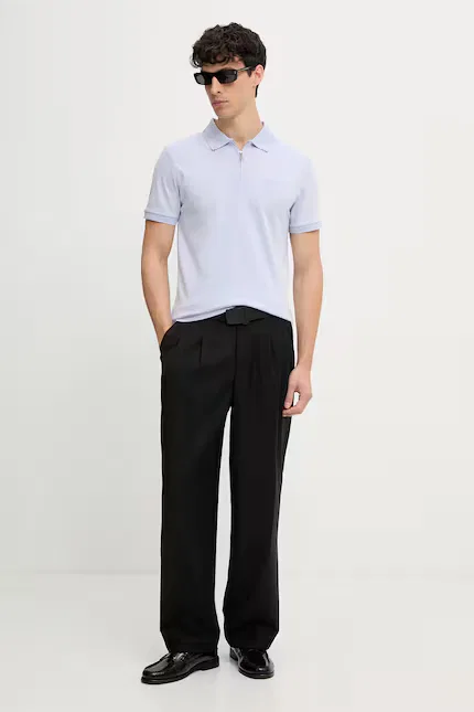 Футболка поло Calvin Klein, фиолетовый — фото 2