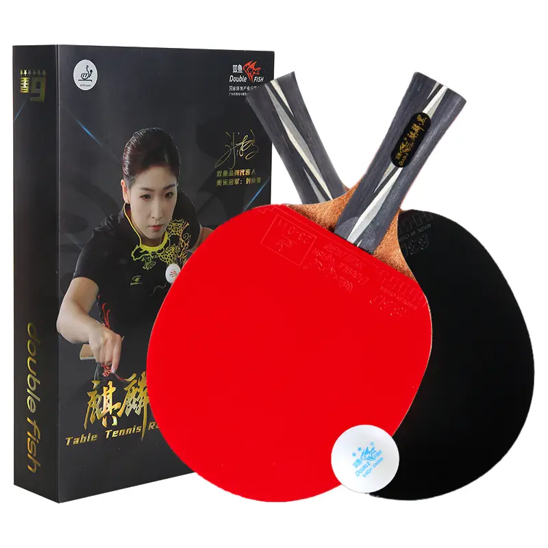 

Ракетка для настольного тенниса DOUBLEFISH All Wood DOUBLE FISH, [professional training edition-kirin черный]double rackets