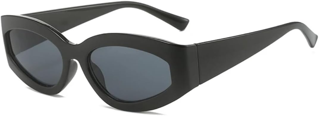 

Солнцезащитные очки с защитой от УФ-излучения UV400 | Цветные линзы "кошачий глаз" | Для женщин и мужчин, для занятий спортом на открытом воздухе и вождения DSVIGF, Black Grey