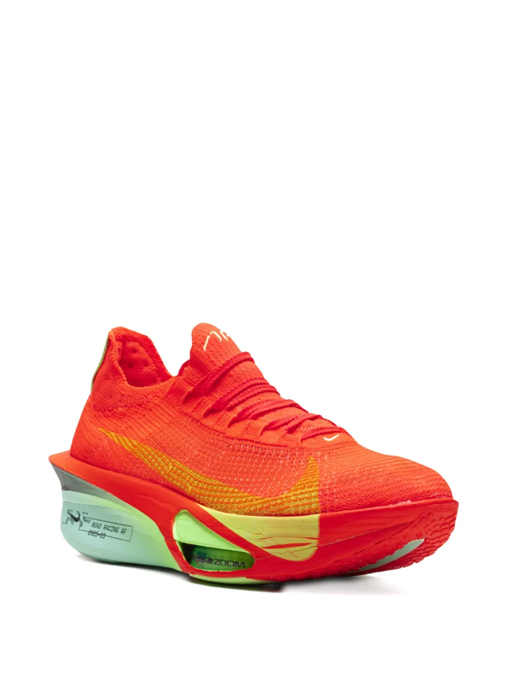 Кроссовки ZoomX AlphaFly 3 Bright Crimson/Lime Blast Nike, оранжевый — фото 2