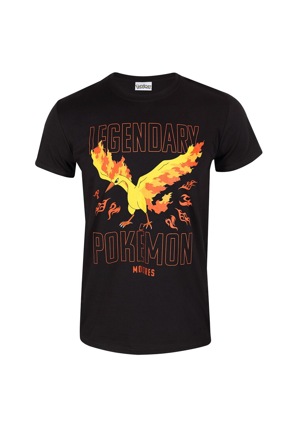 

Футболка с принтом POKÉMON LEGENDARY MOLTRES Pokemon, цвет Mottled Black
