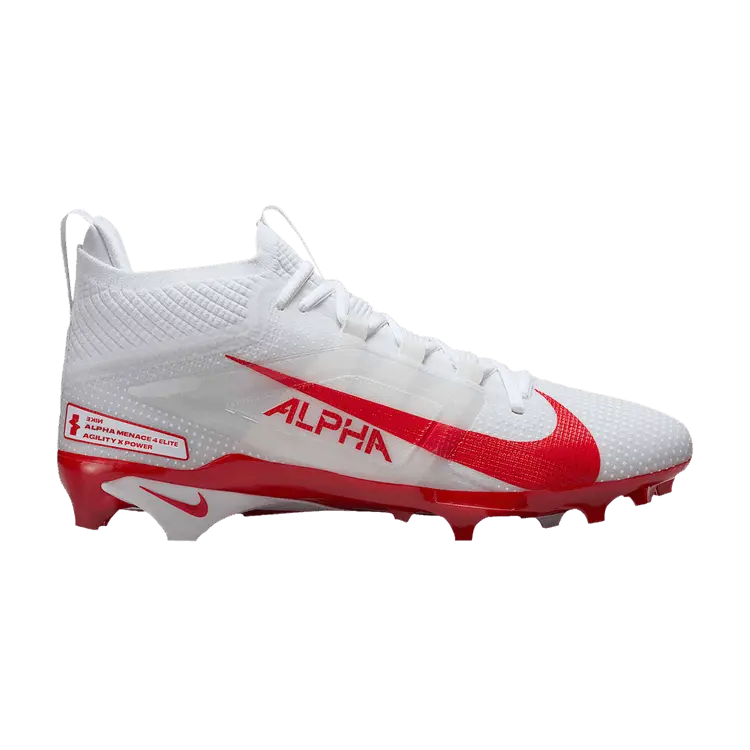 

Кроссовки Nike Alpha Menace 4 Elite, White University Red