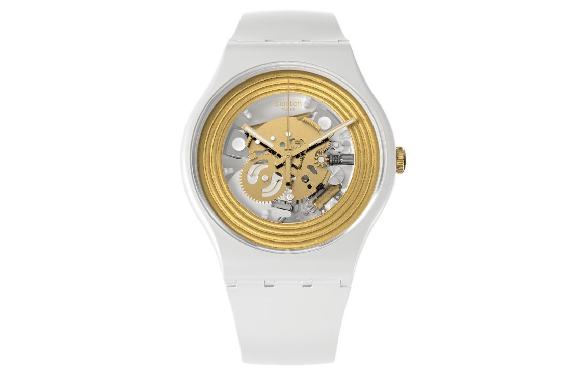 

Унисекс золотые часы 41 мм SO29W107 SWATCH