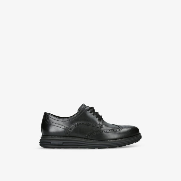 

Оригинальные кожаные туфли Grand Wingtip Cole Haan, черный