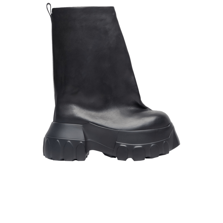 

Ботинки Rick Owens Knee High Oblique Mega Tractor Boot 'Black', черный