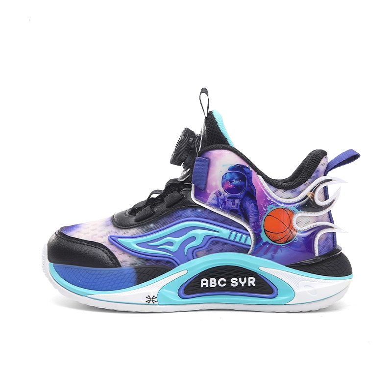

Баскетбольные кроссовки с амортизацией и дышащими свойствами для детей YUZHAOLIN, черный/фиолетовый