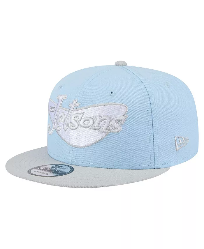 

Мужская двухцветная snapback-кепка 9FIFTY The Jetsons в светло-голубом и сером цветах New Era