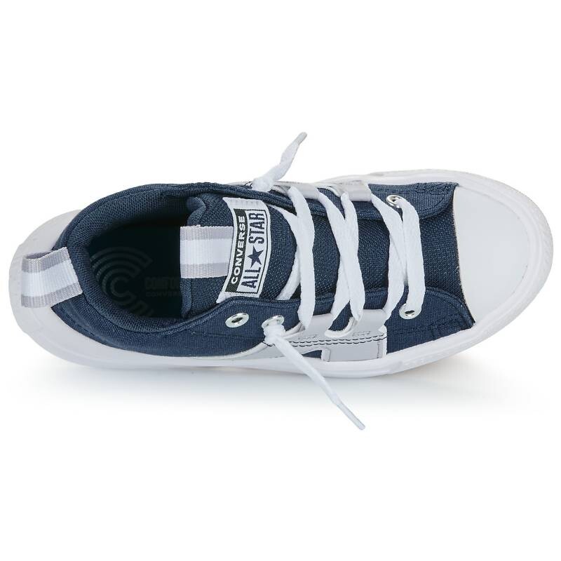 Chuck Taylor All Star Kids парусиновые туфли детские среднего размера синие Converse, синий — фото 4