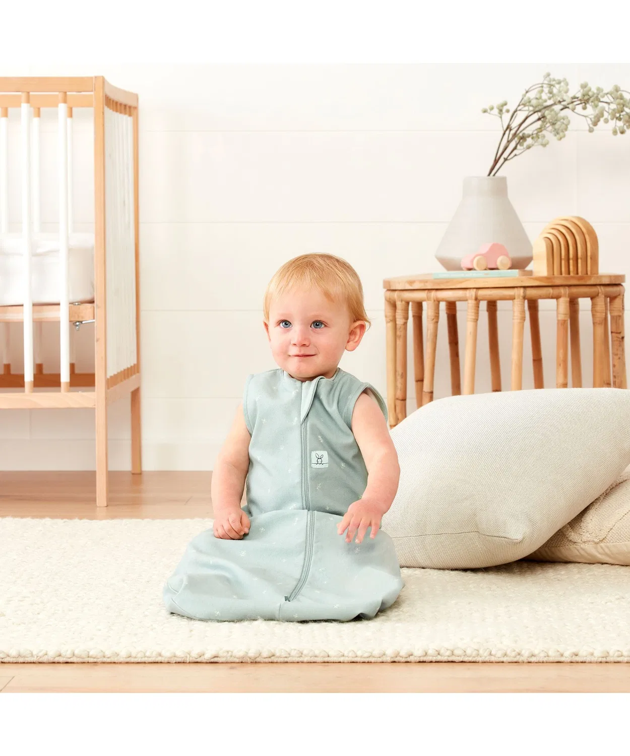 Спальный мешок ergoPouch Jersey 0.2 TOG 3-12 месяцев, мшисто-зеленый — фото 2