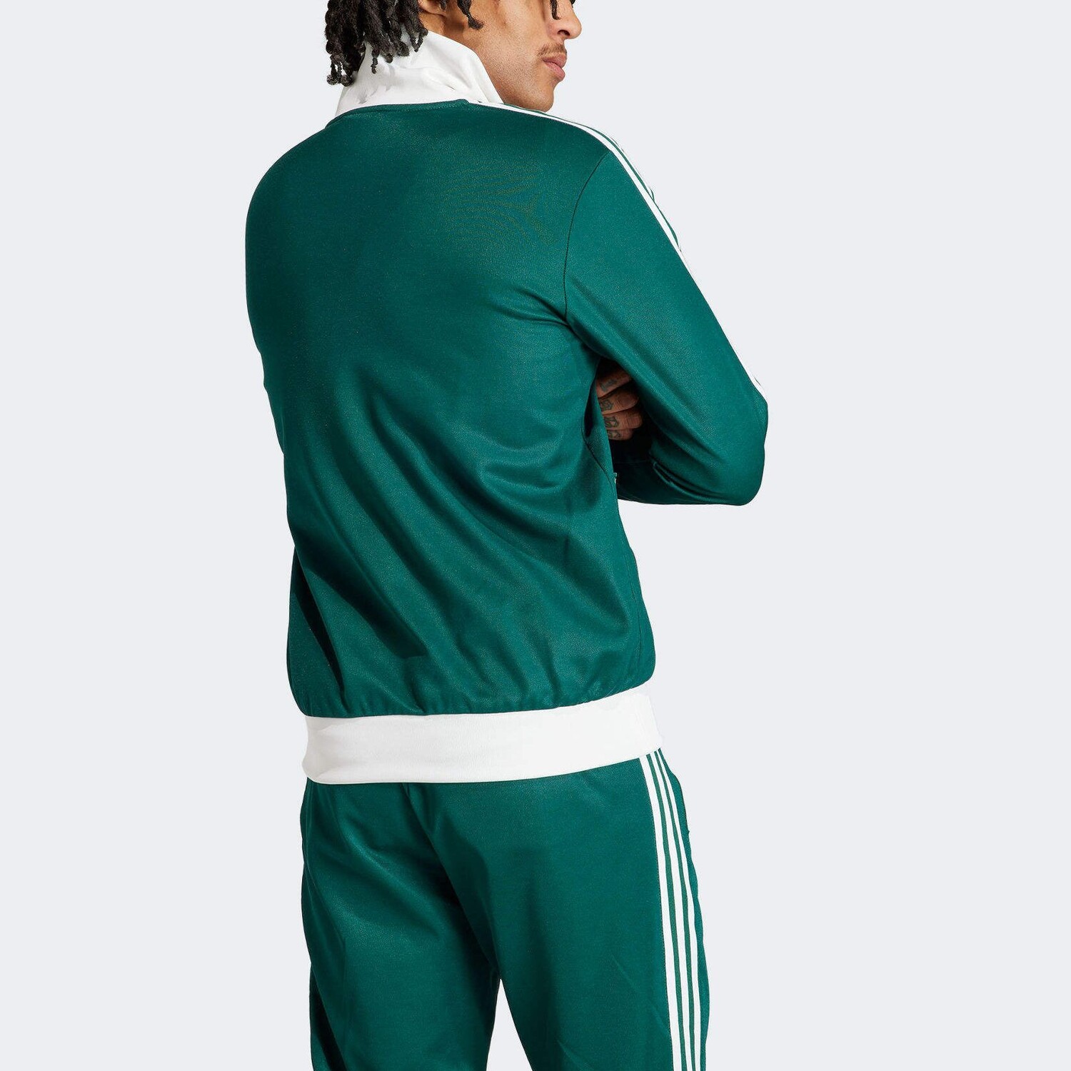 Adicolor Classics Beckenbauer Track Jacket Green Adidas Originals, зеленый — фото 4