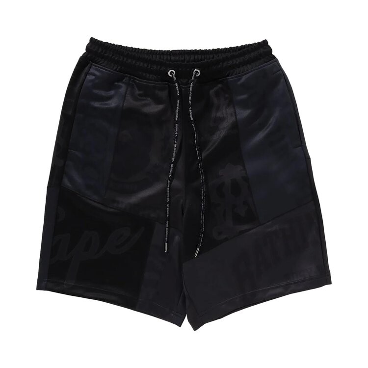 

Шорты BAPE Patchwork Basketball Shorts, черный