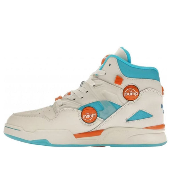 

Кроссовки x mschf r pump omni zone 2 'white blue orange' Reebok, белый