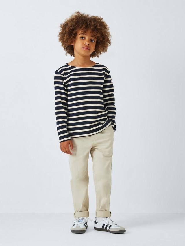 Бретонская полоска футболка с длинным рукавом Armor Lux, Navy/Cream — фото 3