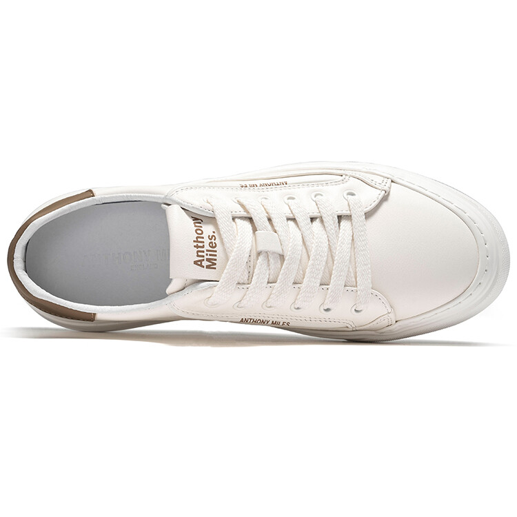 

Кроссовки Anthony Miles Skateboarding Shoes Men Low-top White, белый