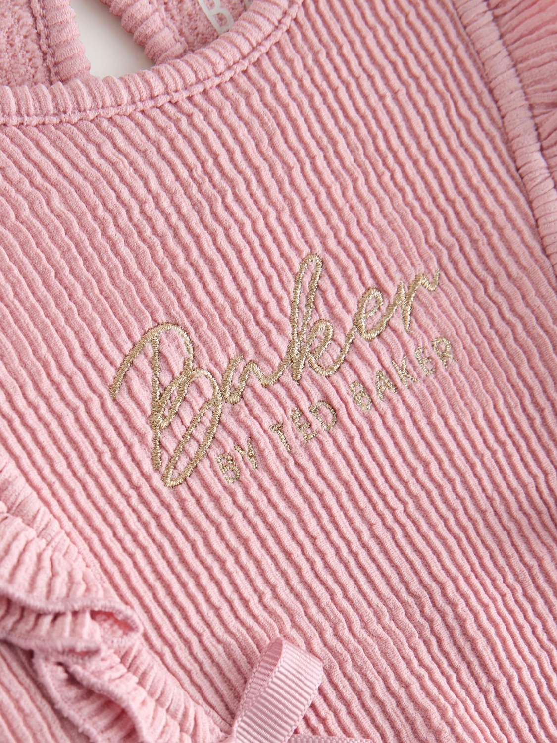 Baker by Ted Baker Комбинезон/боди в пыльно-розовом цвете — фото 3