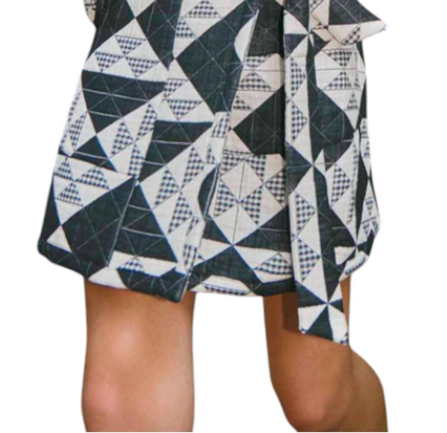 

Юбка Bay из стеганой клетчатой ​​ткани HUNTER BELL, цвет quilted gingham