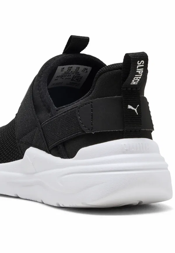 Кроссовки Puma Soft wired 2 sliptech ps slip ons, черно-белый — фото 4