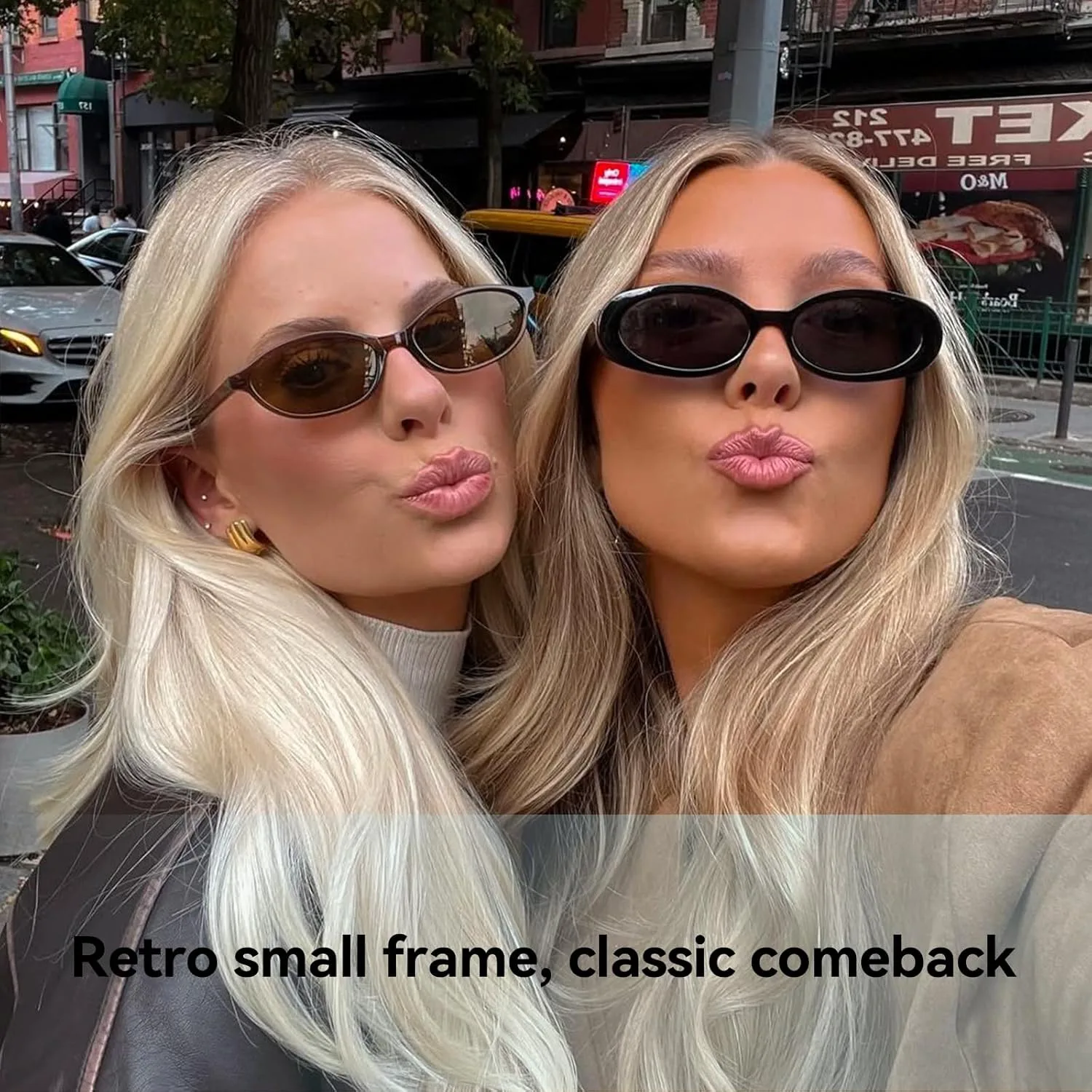 

Солнцезащитные очки Dollger Retro Oval для женщин: модные, маленькие, узкие, в классическом стиле 90-х. Дизайнерские солнцезащитные очки, 3packs(yellow+brown+balck)