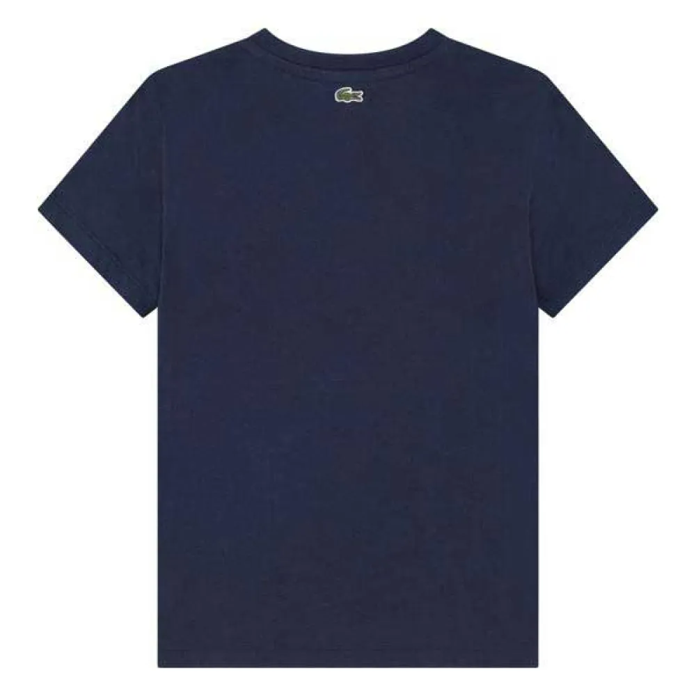 Футболка с коротким рукавом Lacoste Kids 847072, синий — фото 2