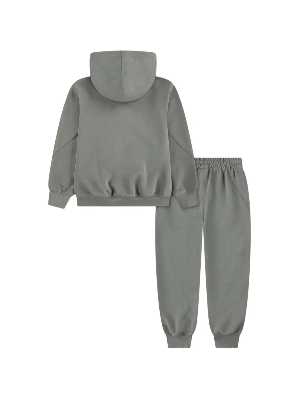 Спортивный костюм с капюшоном на молнии Jordan Kids, зеленый — фото 2