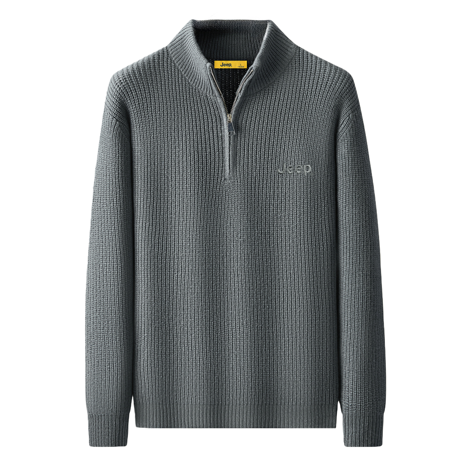 

Свитер Unisex Stand Collar Moderate Others Jeep, серый