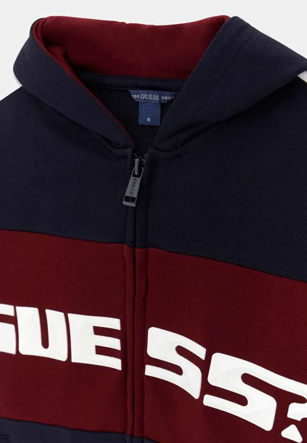Толстовка с капюшоном на молнии для активного отдыха Guess, Smart Blue — фото 3