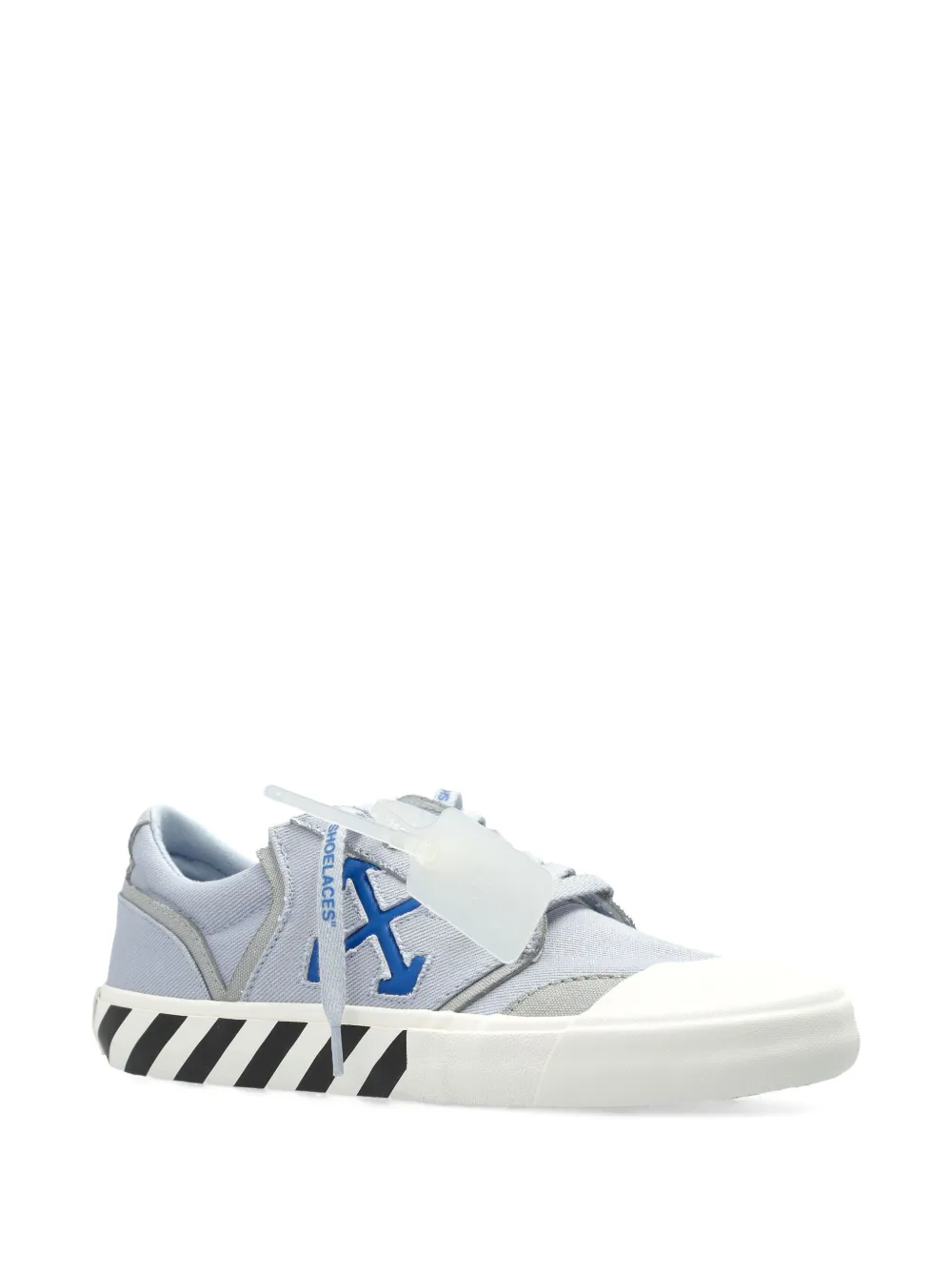 Низкие кеды на вулканизированной подошве Off-White, серый — фото 2