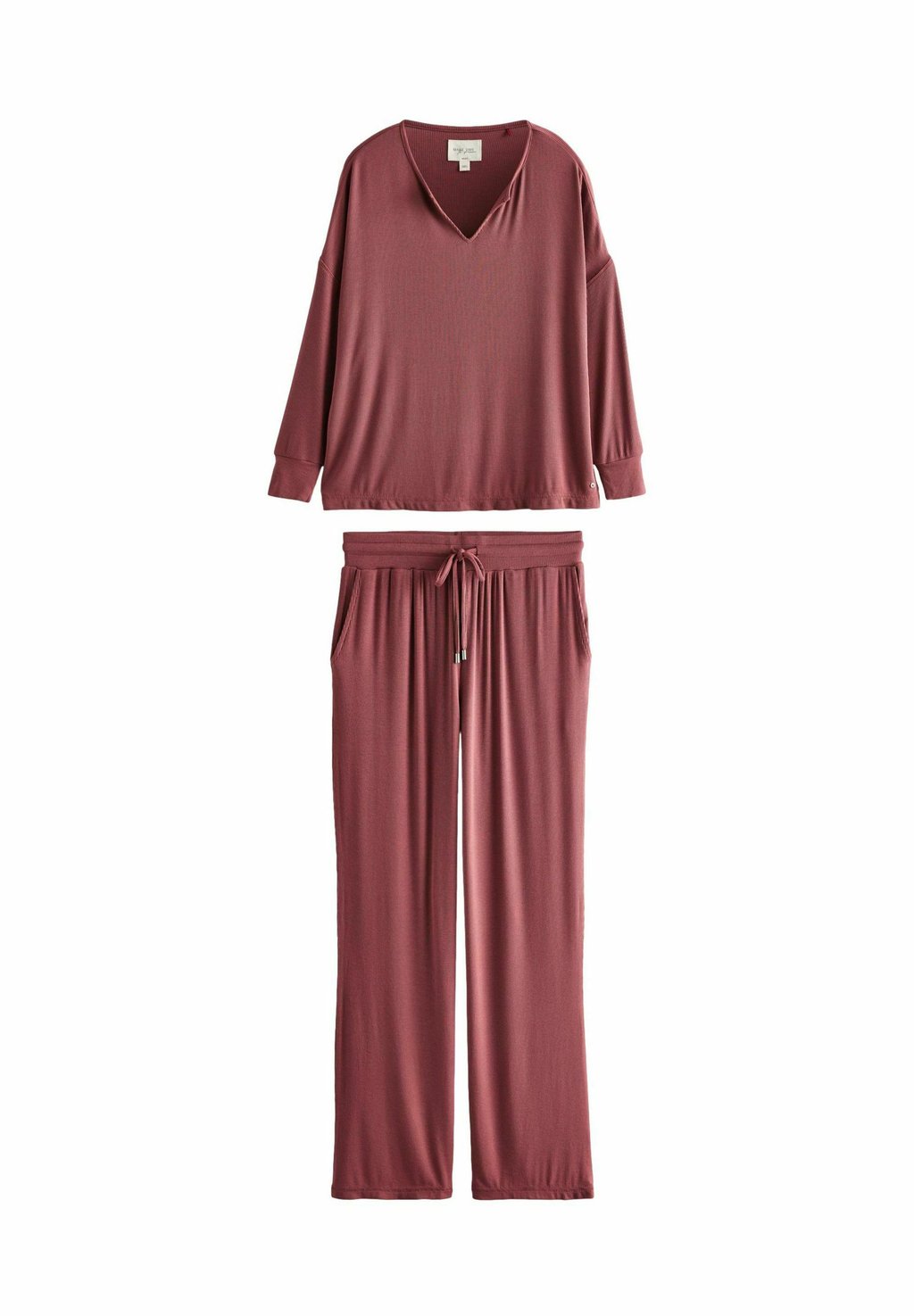 

Пижама REGULAR FIT RIBBED LONG SLEEVE Next, розовый