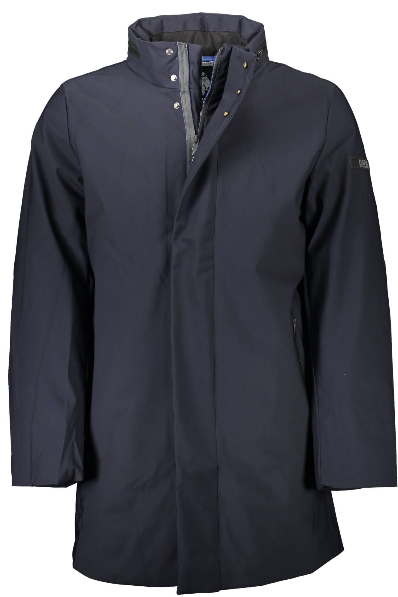 

Синяя мужская куртка из полиэстера U.S. Polo Assn.