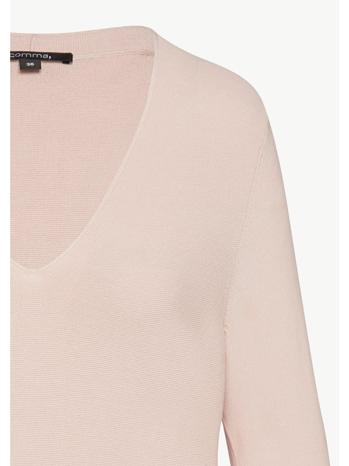 

Пуловер comma Strickpullover langarm, розовый