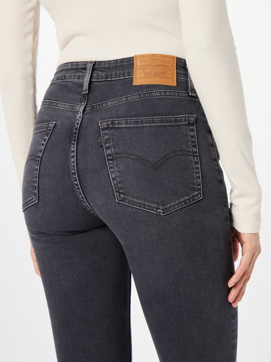 Узкие джинсы LEVI'S  721, черный деним — фото 3